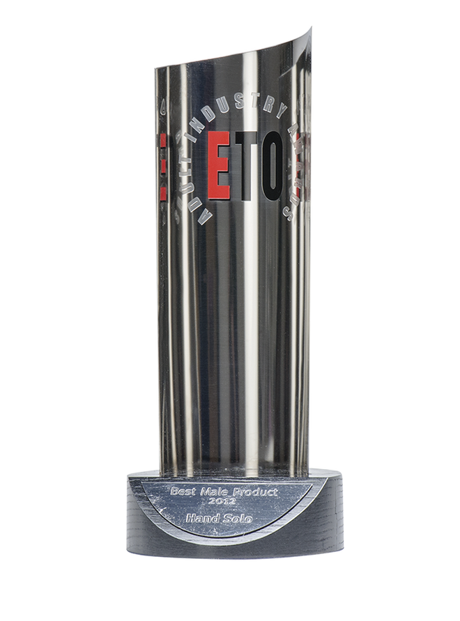 ETO awards male pleasure product of the year hand solo 2012 award