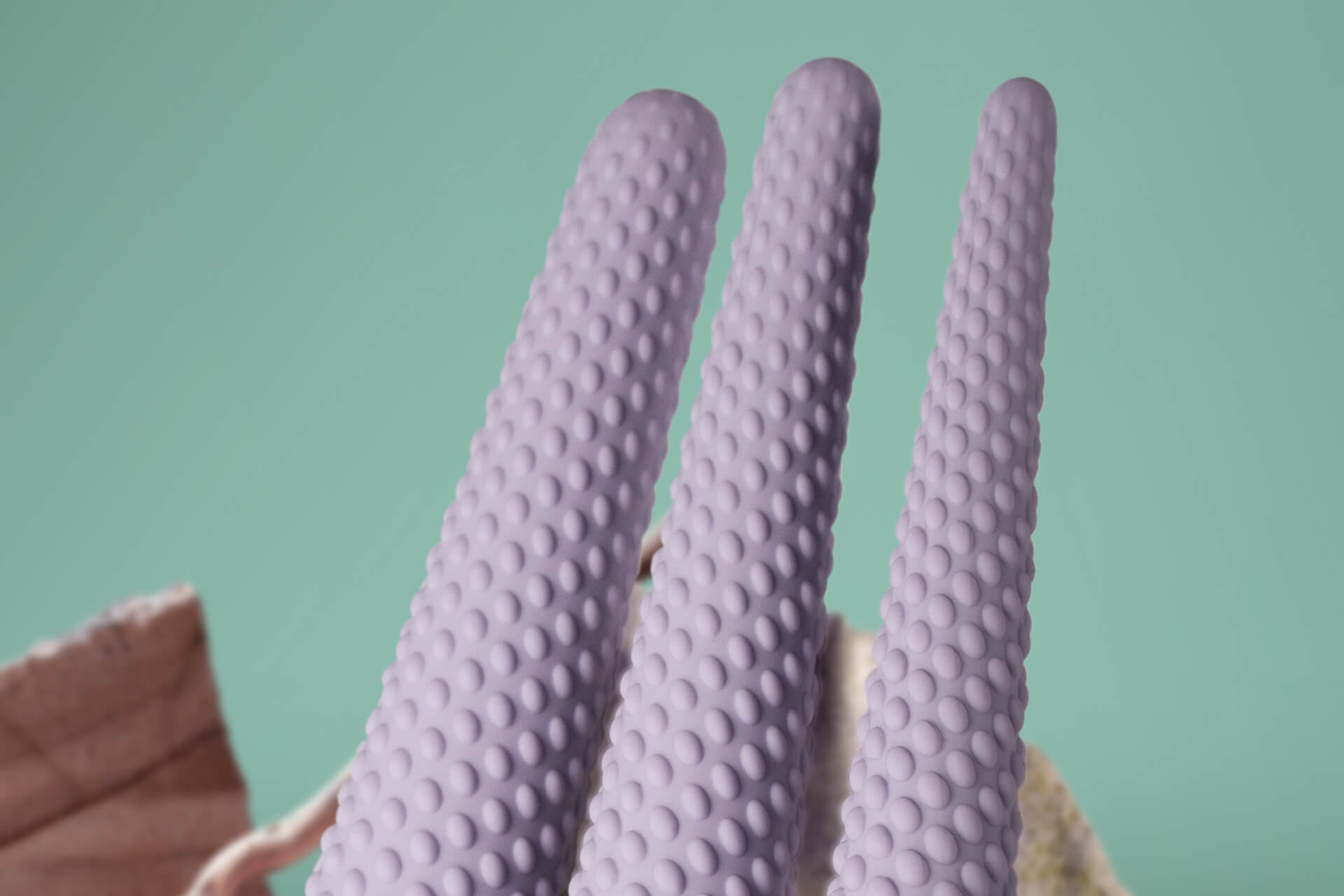 Close up of dilators all lined up together