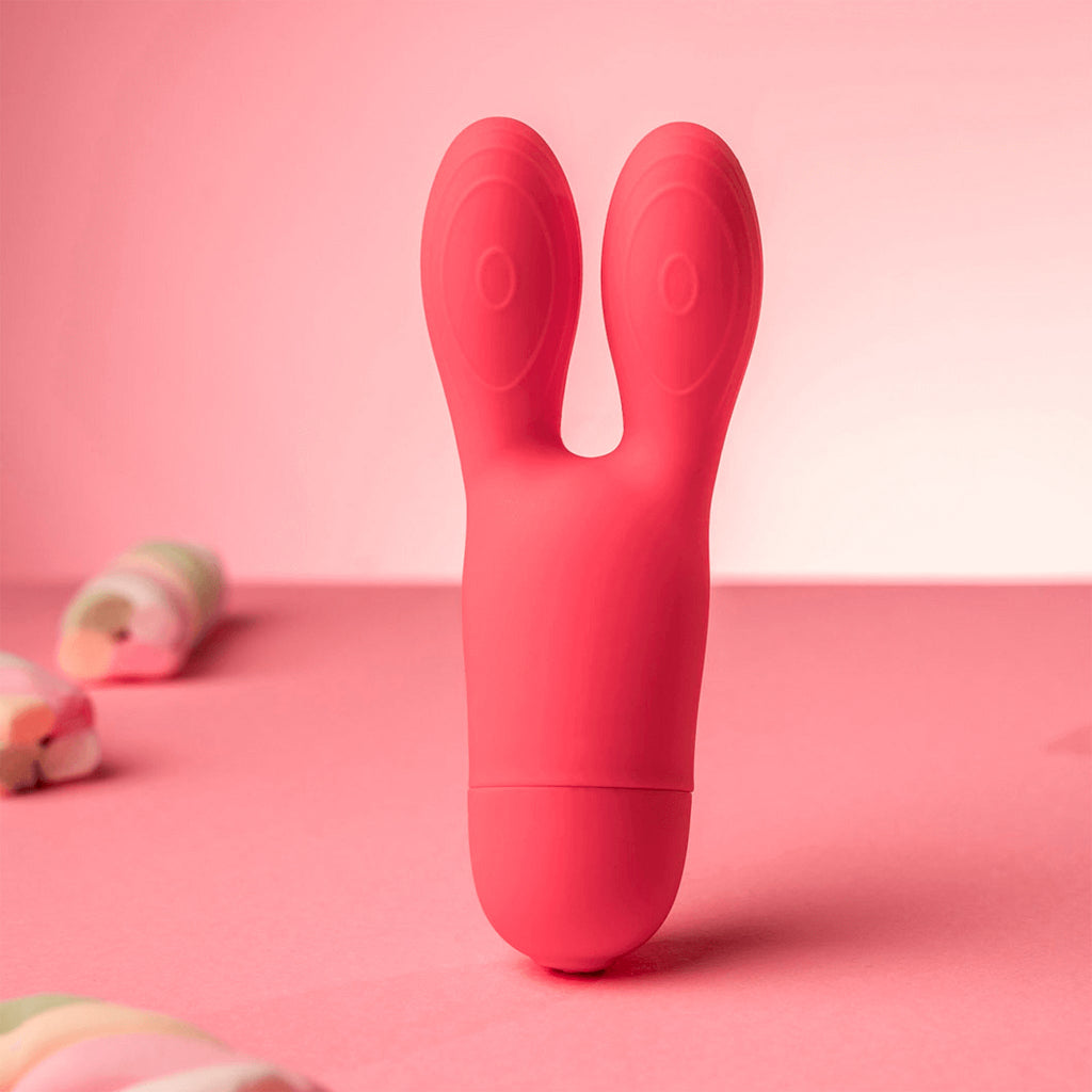 Rocks Off Sugarboo Coral Kiss - Coral Rabbit Vibrator