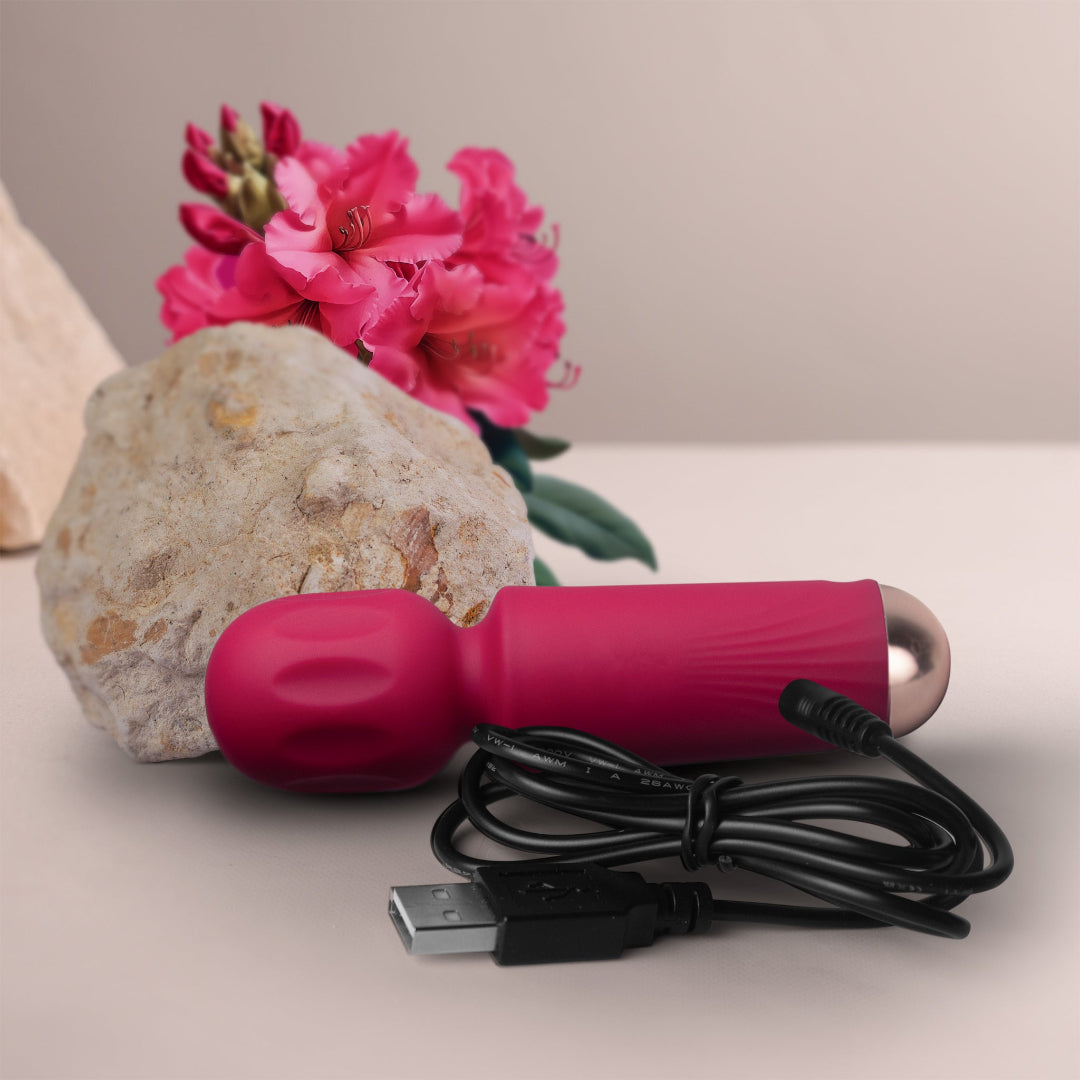 Rechargeable Powerful Mini Wand Vibrator