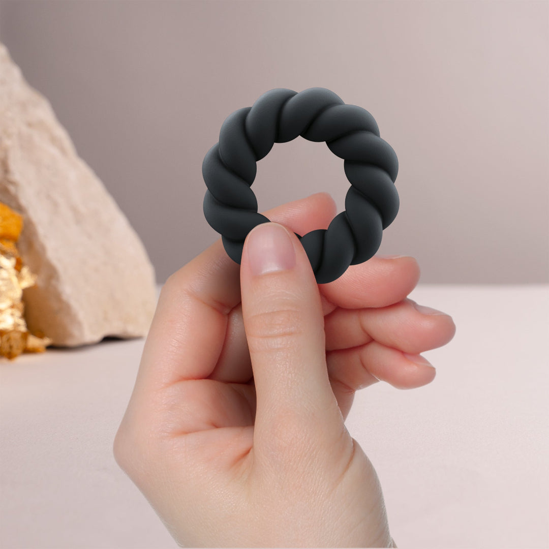 Twist - Soft Silicone Ring