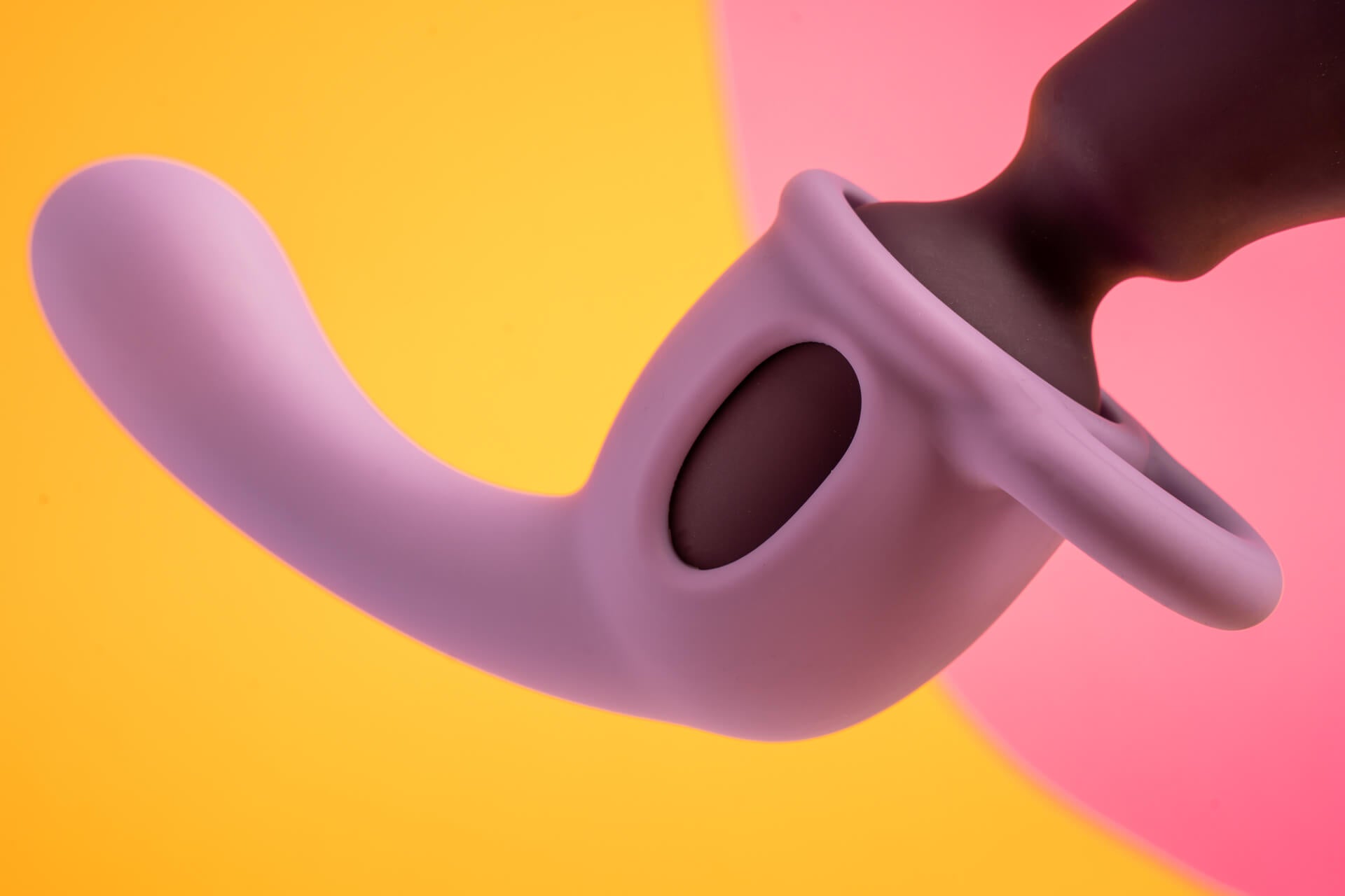 G-spot and prostate attachment on the accessible wand vibrator.