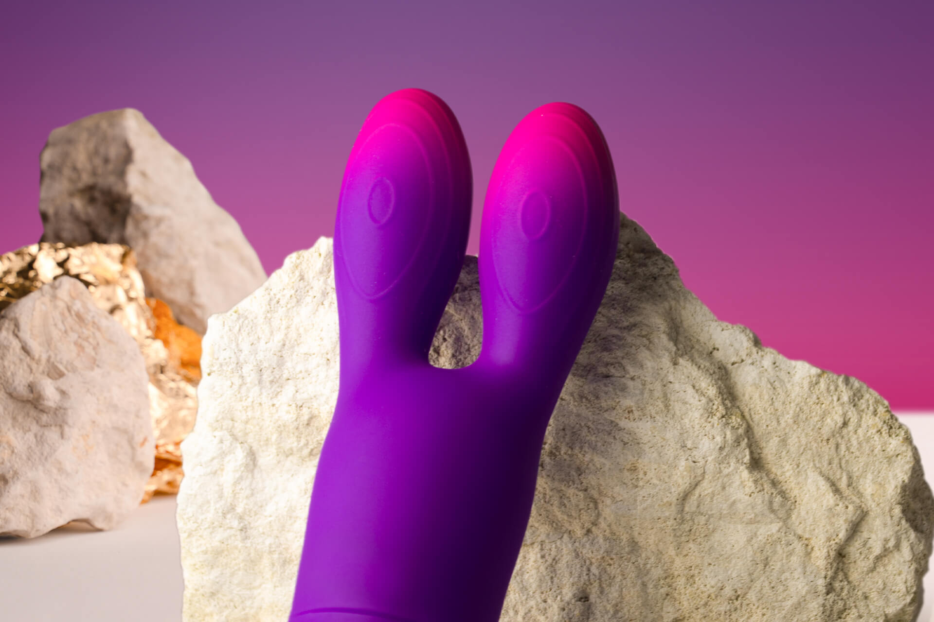 Glo-girl bunny close up soft body safe silicone