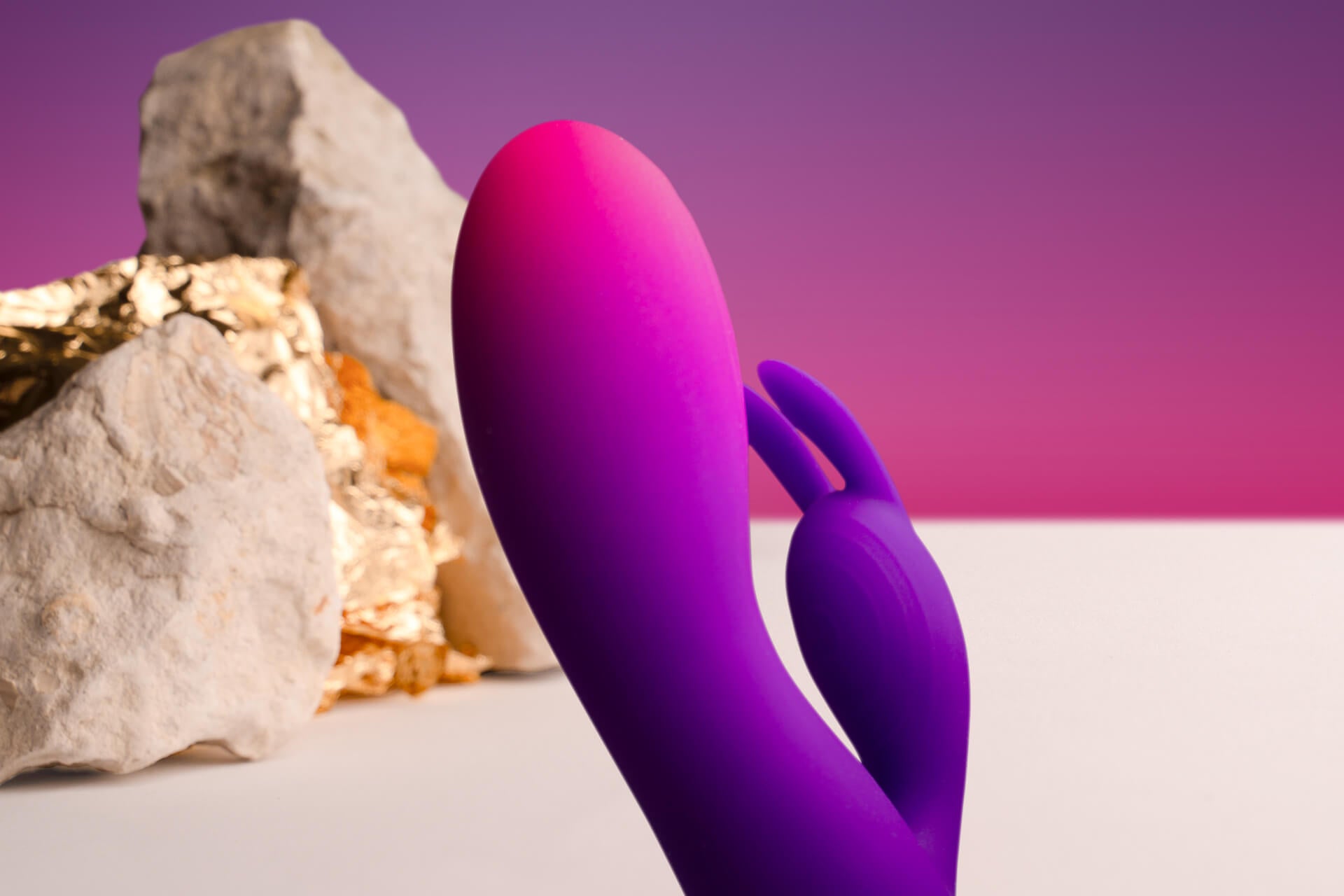 Glo-girl rabbit close up soft body safe silicone