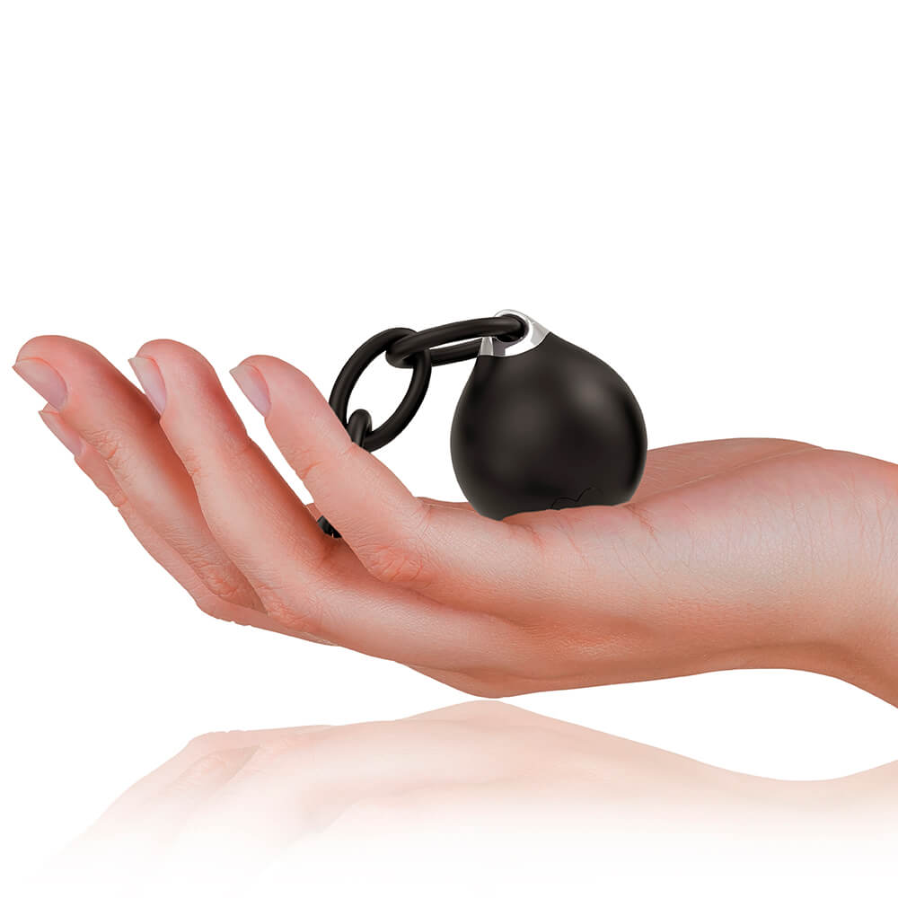 Remote Vibrating Love Egg hand scale comparison
