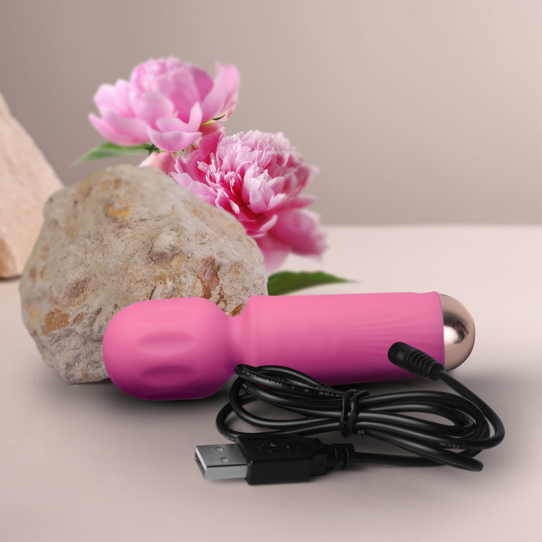 Rechargeable Powerful Mini Wand Vibrator