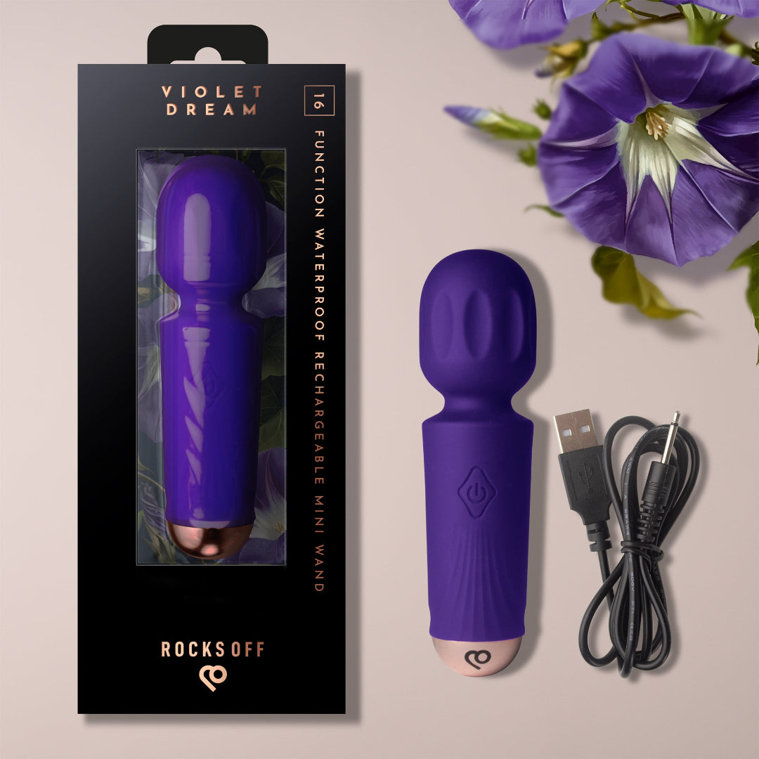Rechargeable Powerful Mini Wand Vibrator