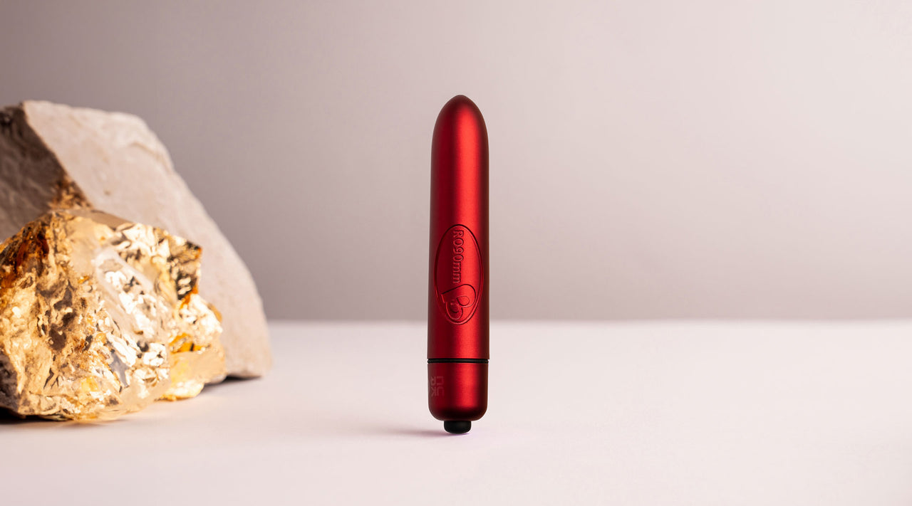 Rocks Off RO-90 Scarlet Velvet - Matt Red Bullet Vibrator Rocks Off RO-90 Scarlet Velvet - Matt Red Bullet Vibrator
