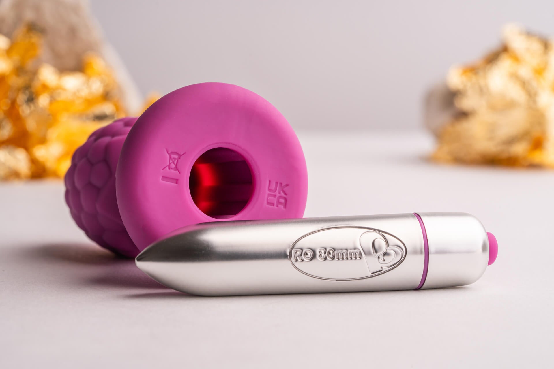 Rocks Off Ass-Berries Raspberry - Pink Vibrating Butt Plug Rocks Off Ass-Berries Raspberry - Pink Vibrating Butt Plug