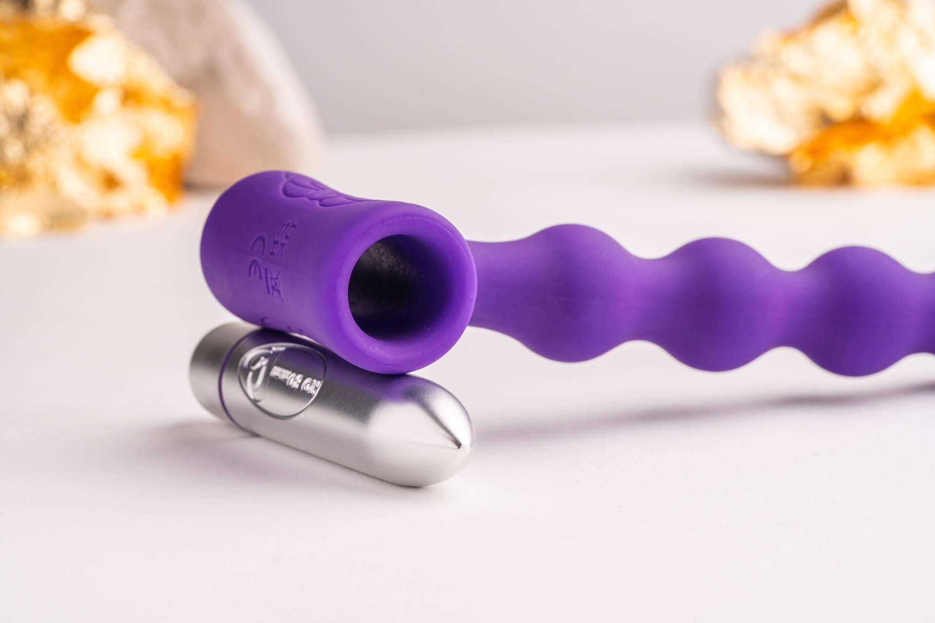 Rocks Off Petite Sensations Pearls - Purple Beaded Butt Plug Rocks Off Petite Sensations Pearls - Purple Beaded Butt Plug