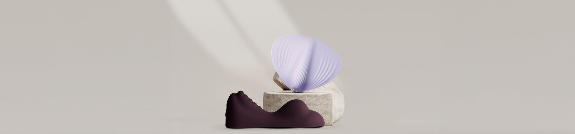 Collection of sit on vibrators a stone podium various styles