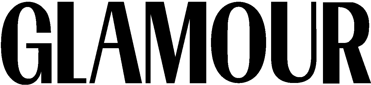 the "glamour" logo in black