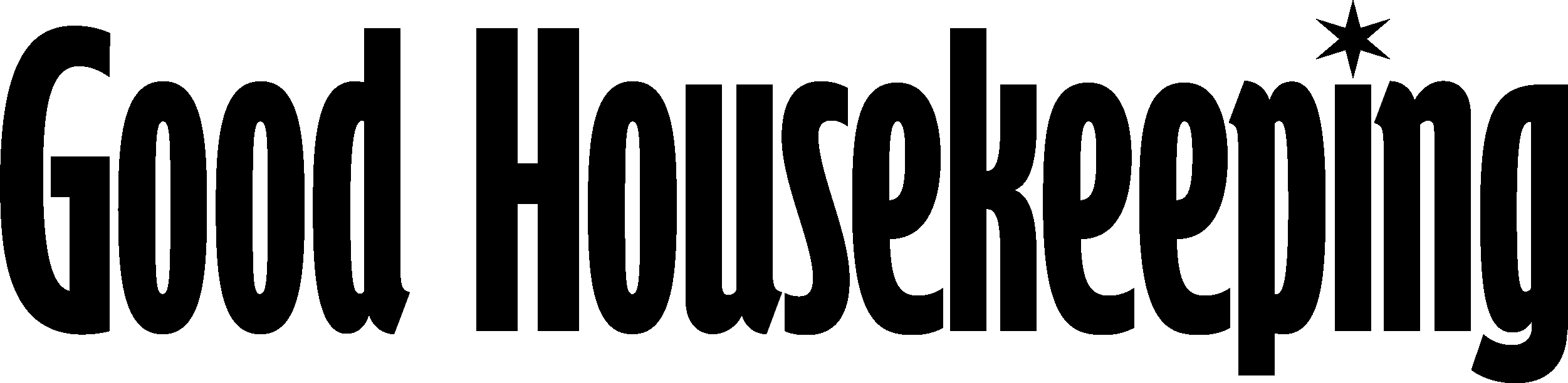 the "good houskeeping" logo in black