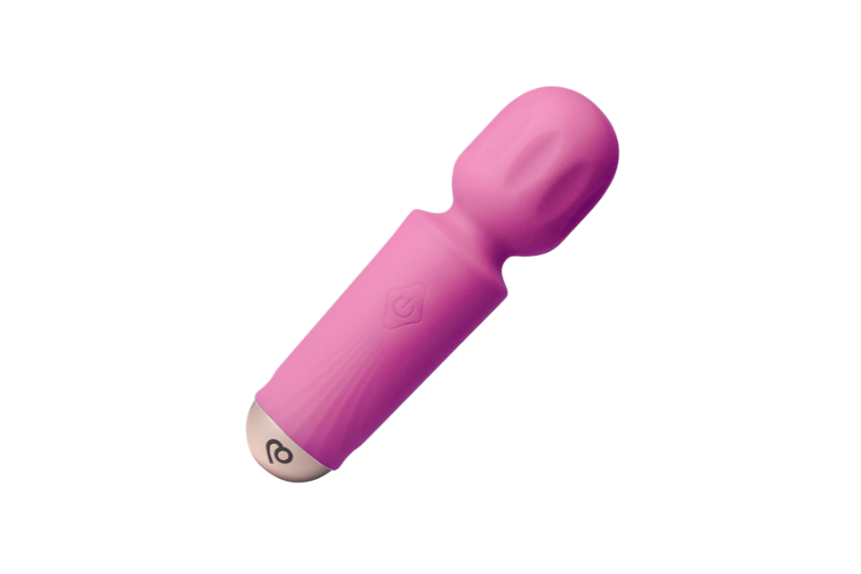Peony Pink | Rechargeable Powerful Mini Wand Vibrator Peony Pink | Rechargeable Powerful Mini Wand Vibrator