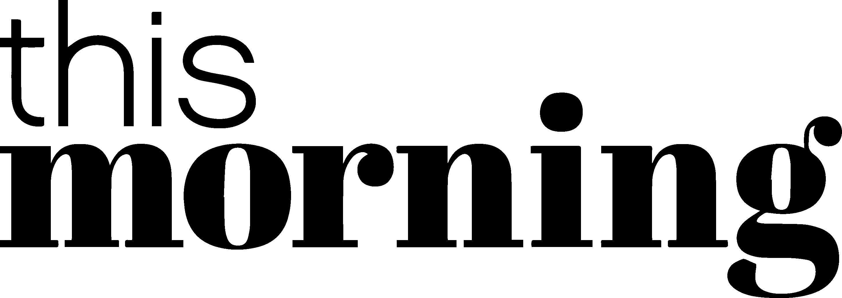 the "thismorning" logo in black