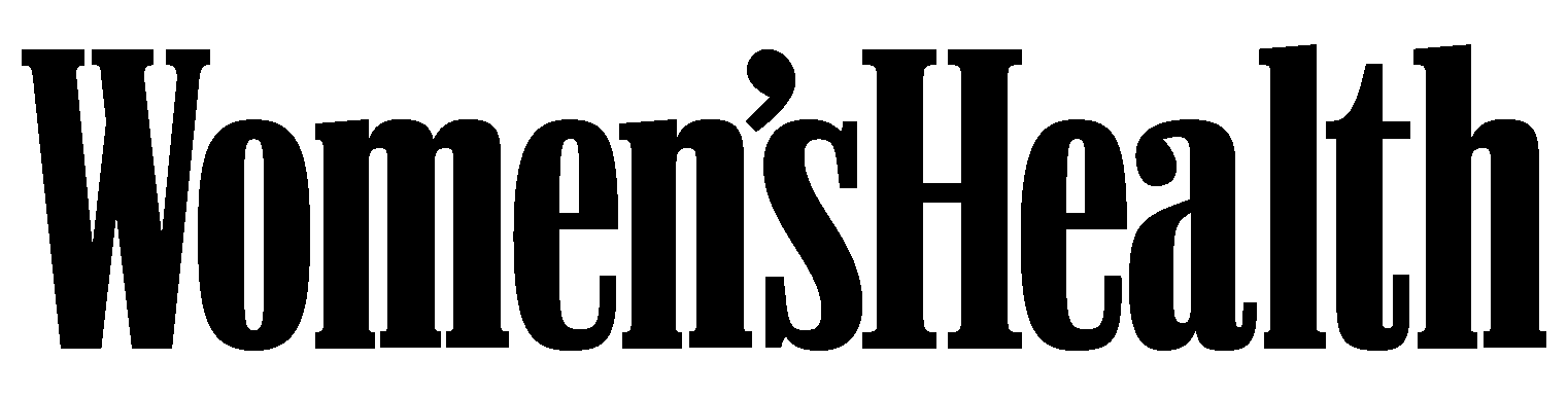 the "womenshealth" logo in black